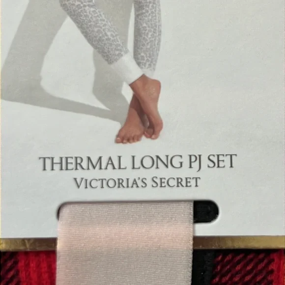 Victoria’s Secret Gingham/Plaid Long Sleeves Thermal Pajama Set Pjs XSmall - Picture 8 of 13